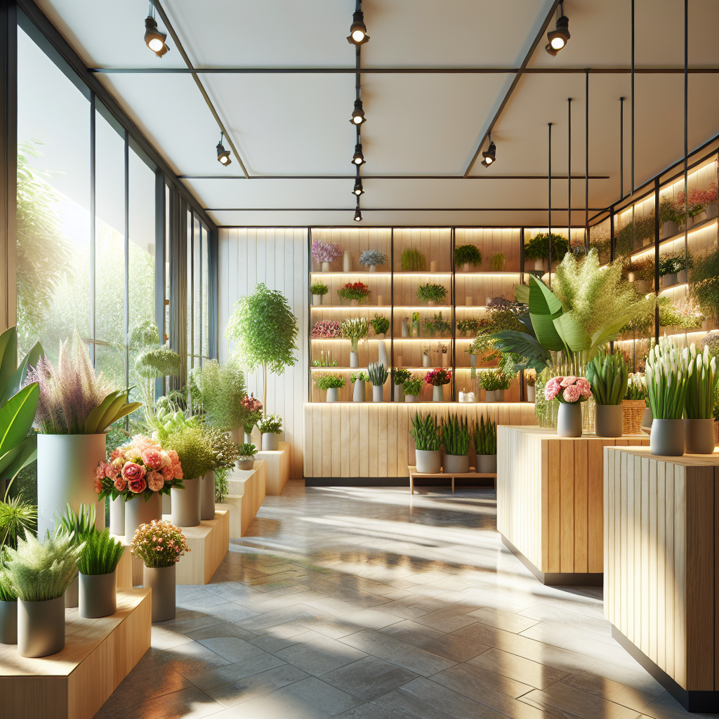 Kwiaciarnia Botanica — wnętrze kwiaciarni